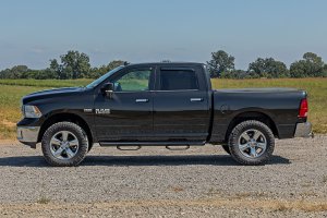 Ram 3500 Rear Wheel Well Liners - Rough Country - High-density Polyethylene - Black - '11-'23 Ram 3500 Rear Wheel Well Liners - Rough Country - High-density Polyethylene - Black - '11-'23